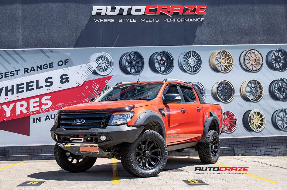 FORD RANGER SIDEWINDER MATTE BLACK